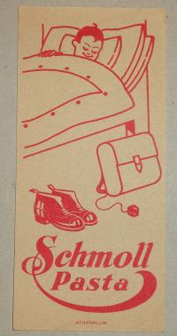 Schmoll Pasta, számolócédula