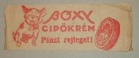BOXY cipőkrém pénzt rejteget