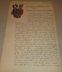 A nagy ercsei gróf Tholdalagi család czimere. Kivonat a grófi méltóságot adományozó oklevélből