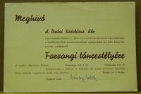 Meghivó A Budai Katolikus Köz Farsangi táncestélyére