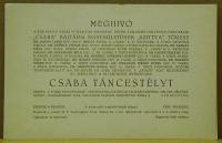 Meghivó Csaba táncestélyre