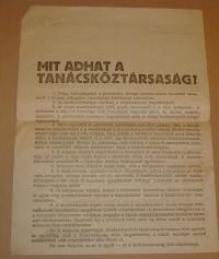 MIT ADHAT A TANÁCSKÖZTÁRSASÁG? Mit hozhat a nemzetgyűlési választás a proletárnak?
