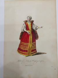 Habit of a Lady of Hungary, in 1700