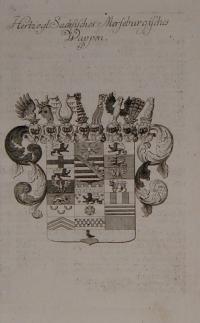Hertzogt Sachsisches Merseburgisches Wappen