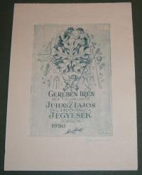 Sterbenz Károly: Gereben Irén.....Juhász Lajos...jegyesek. Sopron 1950