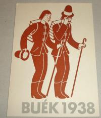 Kner Izidor könyvnyomdájának újévi üdvözlőlapja – BUÉK 1938