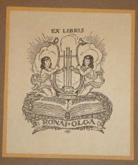 Gebhardt Béla: Ex libris Rónai Olga