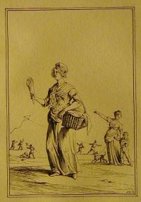 Duplessis-Bertaux, Jean (1747-1819): Seller out of town/Vidéki árus