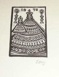 Fery Antal: Madonna a gyermekkel. 1978 (1347/e)