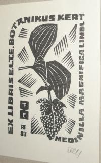Fery Antal: Ex libris E.L.T.E. Botanikus Kert