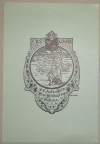 Visser Johannes (1873-1941): Ex libris Auf der Heide Sive Heidahrens Duhme