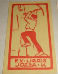 Józsa, Károly (1872 - 1929): Ex libris Józsa K