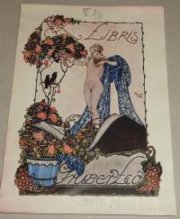 FARAGÓ GÉZA (1877-1928): Ex libris Gruber Leó