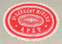 Dr. Sárkány Miklós apát