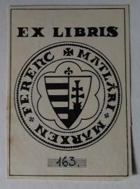Ex libris Matlári Ferenc