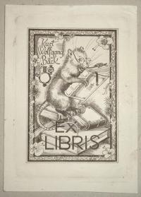 Ex libris Kurt Wolfgang Bäck