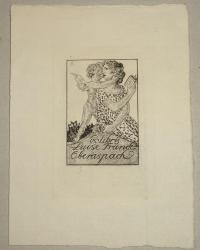 Ex libris Luise Franck Oberaspach