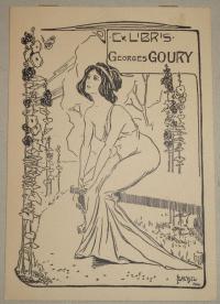 Dreschel, Frederic: Ex libris Georges Goury