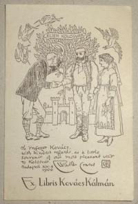Crane, Walter 1845-1915: Ex libris Kovács Kálmán