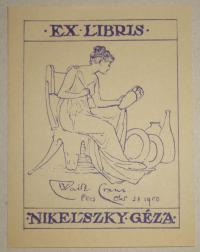 Crane, Walter 1845-1915: Ex libris Nikelszky Géza