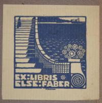 Pirchan, Emil 1887-1957: Ex-libris Else Faber