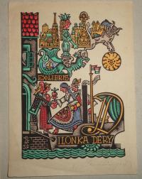 Kislinger, Max: Ex libris Déry Ilonka