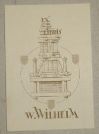 Rädler, Carl (1881-1940): Ex libris W. Wilhelm