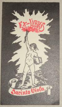 Viola, Josep: Ex libris Jacinto Viola