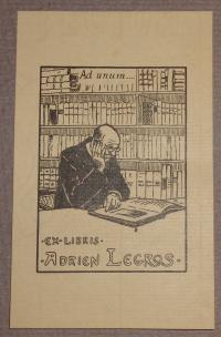 Legros, Adrien 1864-1932: Ex libris Adrien Legros