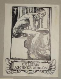 R. A. B: Ex libris Aschner Miklós