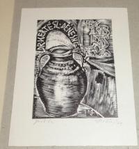 Trojan Marian József 1931-2016 (lengyel Származású, Poland): Ex libris Dr. Kertész Dénes