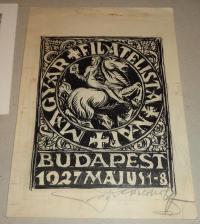 ?: Magyar Filatelista Nap. 1927. május. 8. Szignet terv, tus