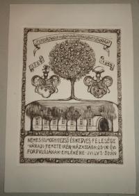 Somogyi Miklós 1892-1918: Nemes Somogyi Dezső és kedves felesége Váradi Fekete Irén házassága 25-ik évfordulójának emlékére. 1889-1914