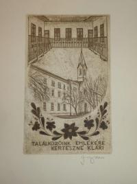 Bagarus Zoltán 1947-1999: Kertészné, Klári Találkozóink emlékére