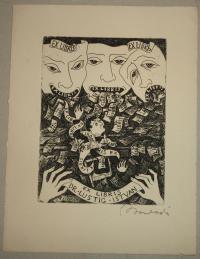Bordás Ferenc (1911 - 1982): Ex libris Dr. Lustig István