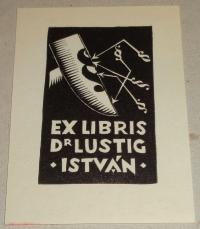 Radványi Román Károly: Ex libris Dr. lustig istván