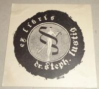 Bartos László (1902-1943): Ex libris Dr. Steph. Lustig