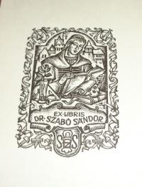 Drahos István: Ex libris Dr. Szabó Sándor