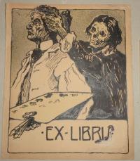 Kóbor (Jenő?): Ex libris (terv)