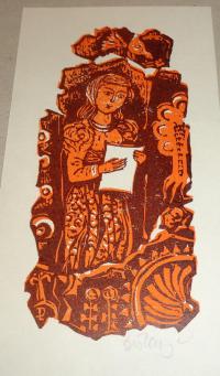 Diskay Lenke: Üdvözlőlap A Lignimpex részére