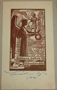 Márton Lajos: Áldásos, békés Ujesztendőt Kiván: Márton Lajos