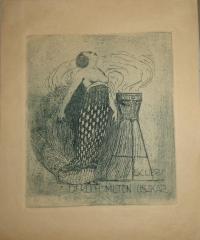 Markó Lajos (1882-1945): Ex Libris Dr. Reich Milton Oszkár