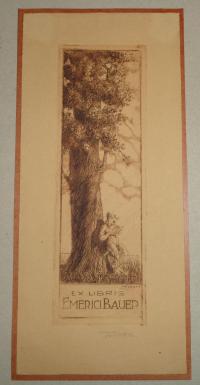 RÉVÉSZ Kornél: Ex libris Emerici Bauer