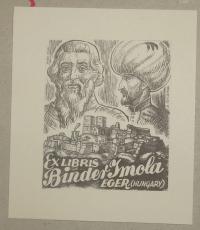 Kertes-Kollmann Jenő: Ex libris Binder Imola. Eger