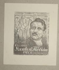 Kertes-Kollmann Jenő: Ex libris Szentesi Flórián. Pécs