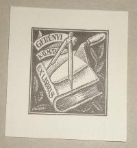 Kertes-Kollmann Jenő: Ex libris Gerényi Kálmán