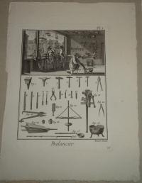 Robert Bénard (1734–1777): Balancier. I-III. (A mérleg készítése )-( Scale Maker)