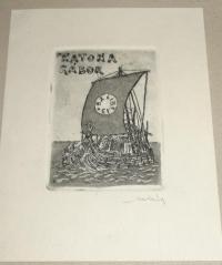 Moskál, Tibor (1930 - 2014): Ex libris Katona Gábor