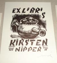 Moskál, Tibor (1930 - 2014): Ex libris Kirsten Nipper