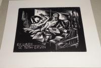 Menyhárt József (1901-1976): Ex libris Dr. Tóth Ervin